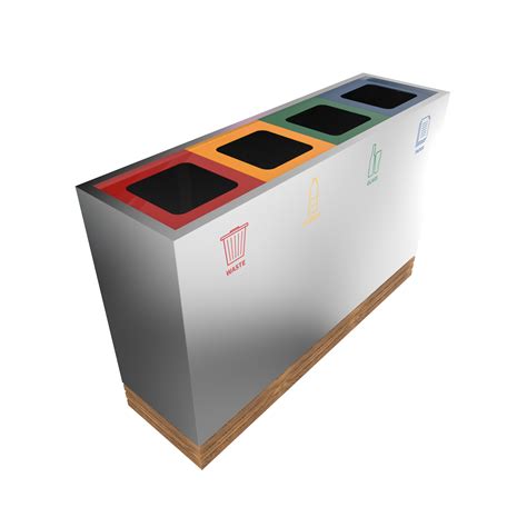 Steel Recycling Bins 